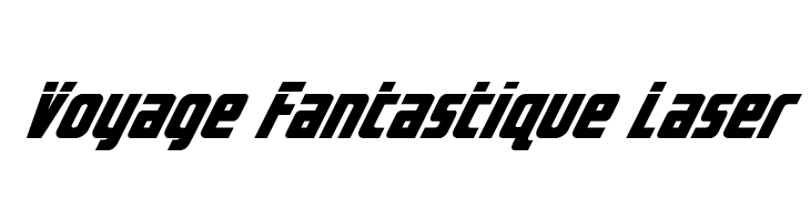 Voyage Fantastique Laser  免费字体下载