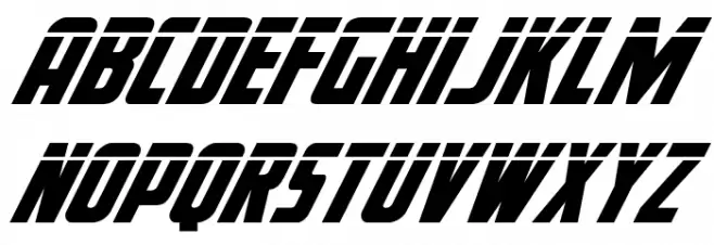 Voyage Fantastique Laser Schriftart Groß