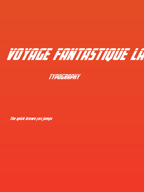 Voyage Fantastique Laser Poster