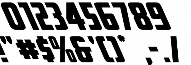 Voyage Fantastique Leftalic Font OTHER CHARS