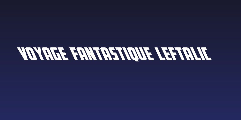 Voyage Fantastique Leftalic Social Header