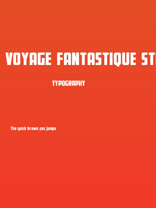 Voyage Fantastique Straight Regular Poster