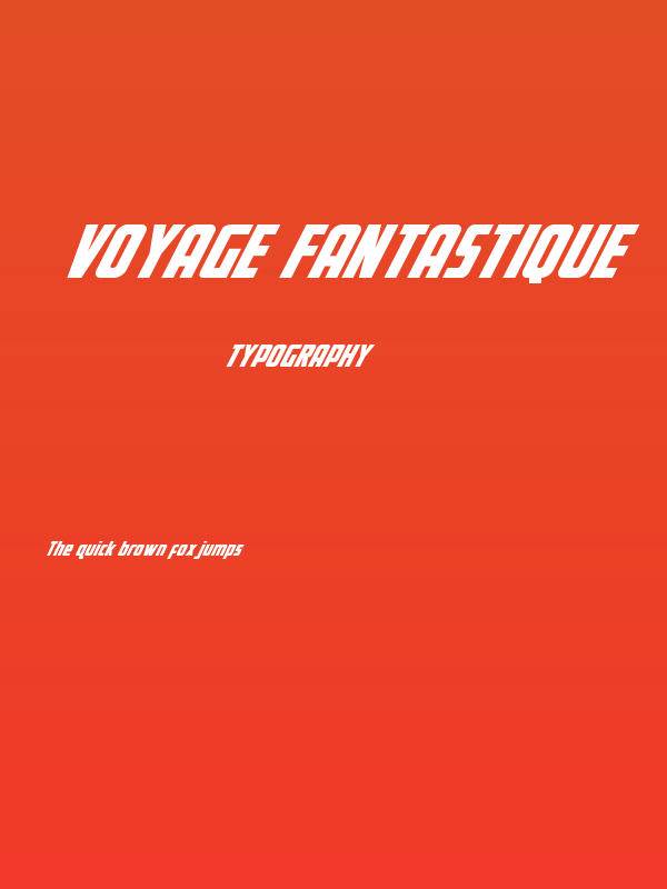 Voyage Fantastique Poster