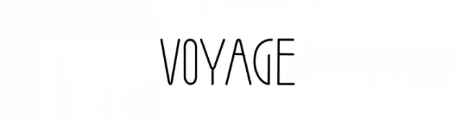 Voyage  Скачать бесплатные шрифты