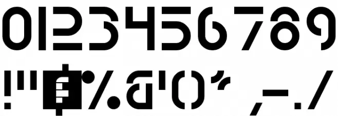 Voyager NBP Font OTHER CHARS