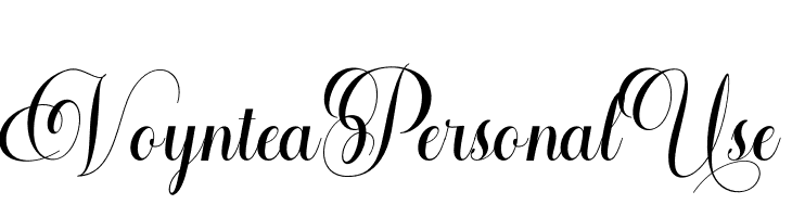Voyntea Personal Use  لخطوط تنزيل