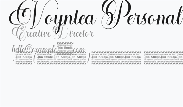 Voyntea Personal Use Business Card