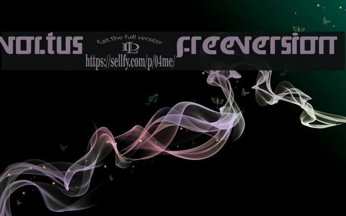 voltus(freeVersion) Font examples