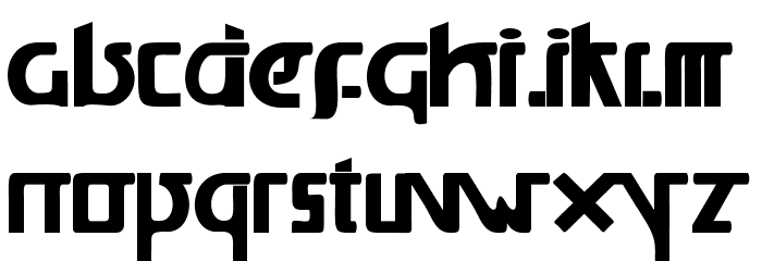 voltus(freeVersion) Font LOWERCASE