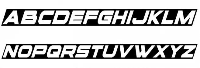 voxBOX Condensed Italic Polices MAJUSCULES