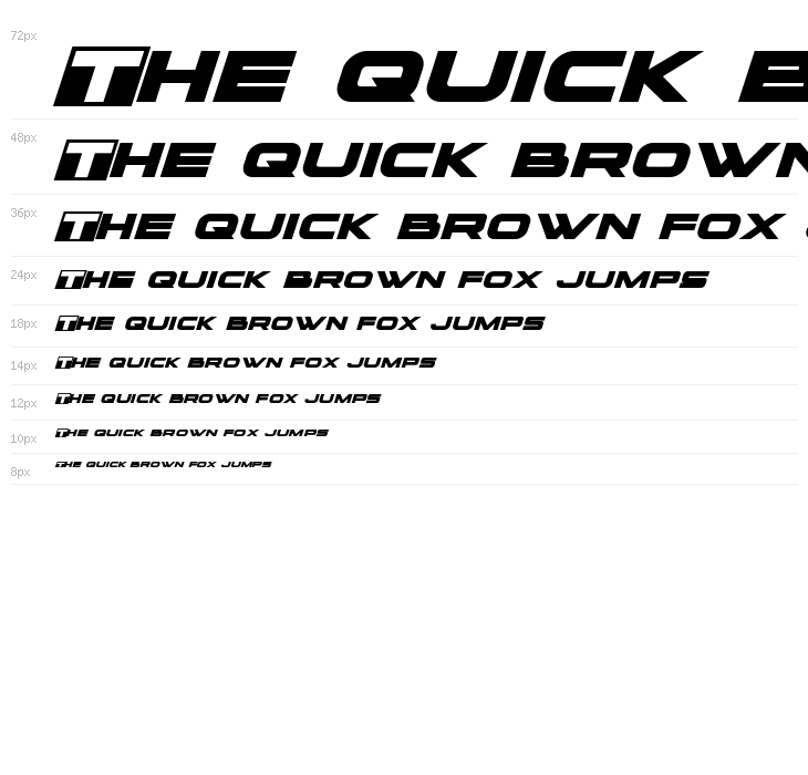 voxBOX Expanded Italic Waterfall