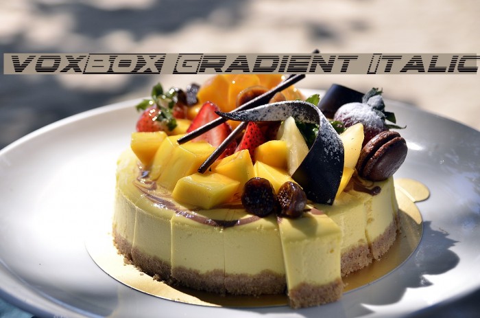 voxBOX Gradient Italic Example 2