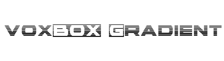 voxBOX Gradient  Frei Schriftart Herunterladen