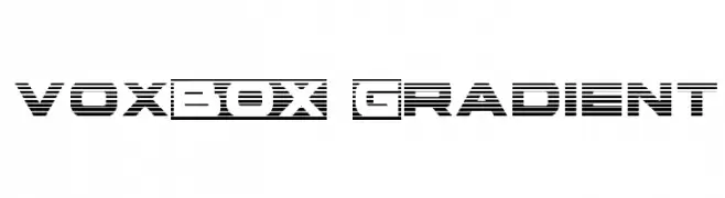 voxBOX Gradient  Descarca Fonturi Gratis