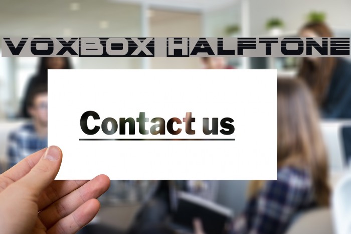 voxBOX Halftone Example 2