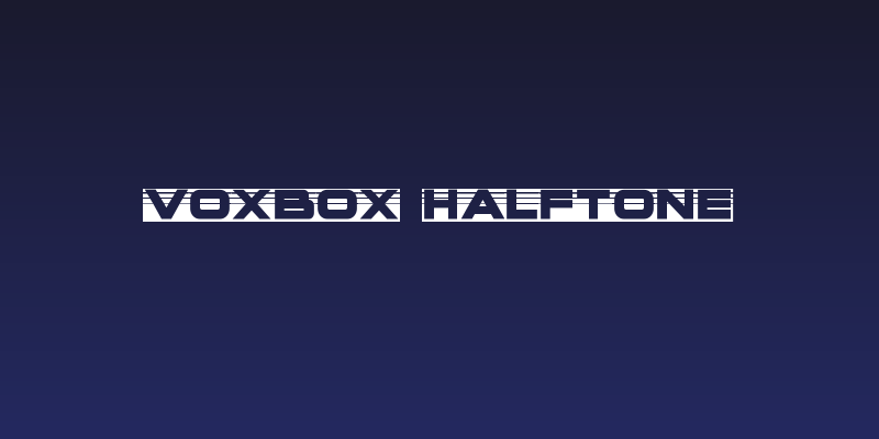 voxBOX Halftone Social Header