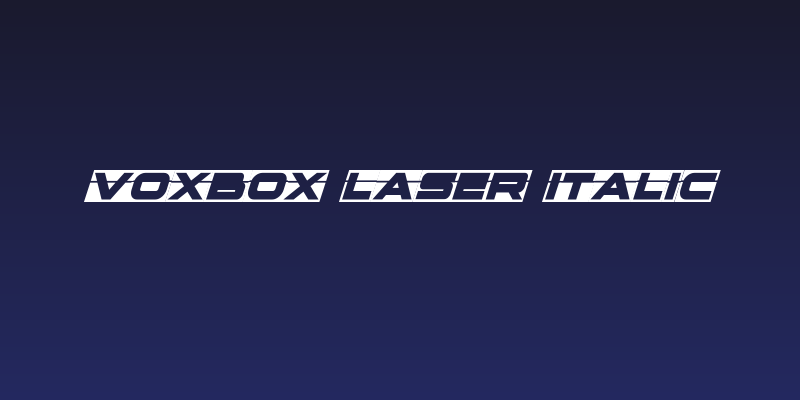 voxBOX Laser Italic Social Header