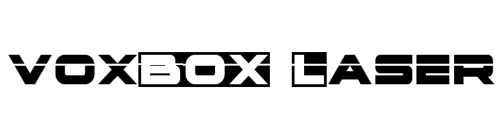 voxBOX Laser Font