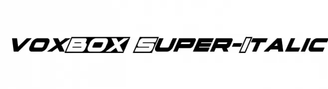 voxBOX Super-Italic 
