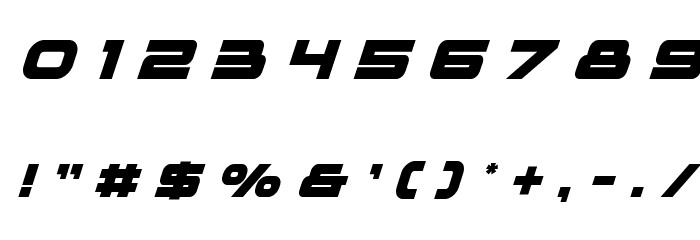 voxBOX Title Italic Font OTHER CHARS