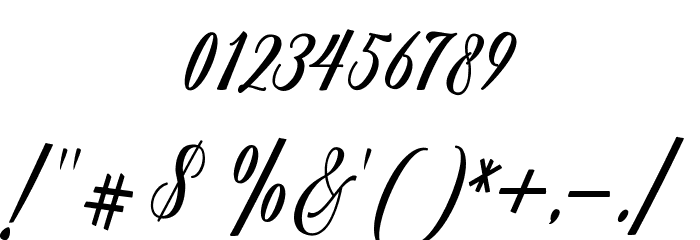 Vracter_Work Font OTHER CHARS
