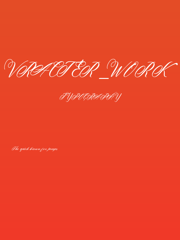 Vracter_Work Poster