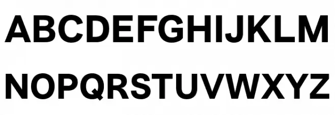 VremenaGroteskBold Polices MAJUSCULES