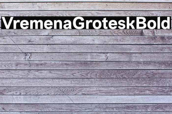 VremenaGroteskBold Example 2
