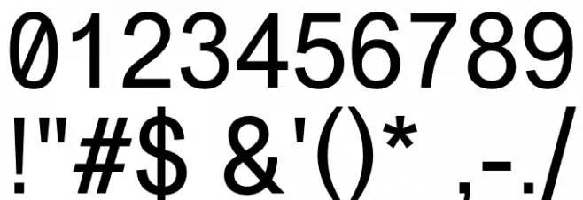 VremenaGroteskBook Font OTHER CHARS