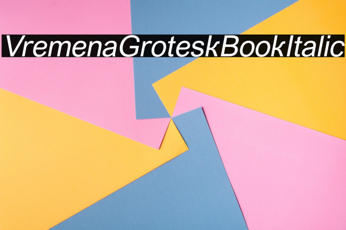 VremenaGroteskBookItalic Example 2