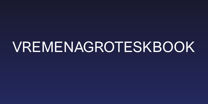 VremenaGroteskBook Social Header