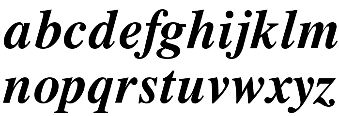 VremyaFWF BoldItalic Font LOWERCASE