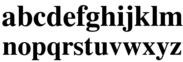 VremyaFWF Bold Font LOWERCASE