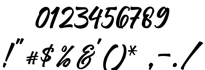 VriegbeScript Caratteri ALTRI CARATTERI