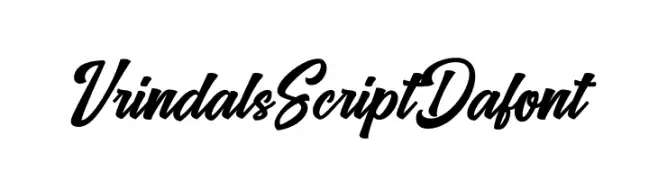 VrindalsScriptDafont  Скачать бесплатные шрифты