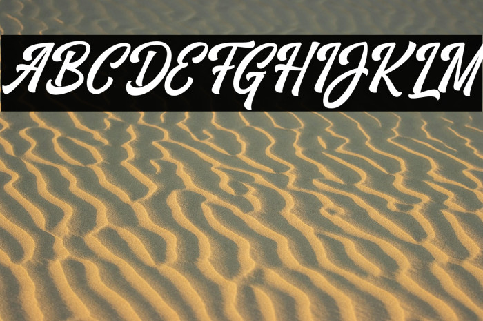 VrindalsScriptDafont Example 2