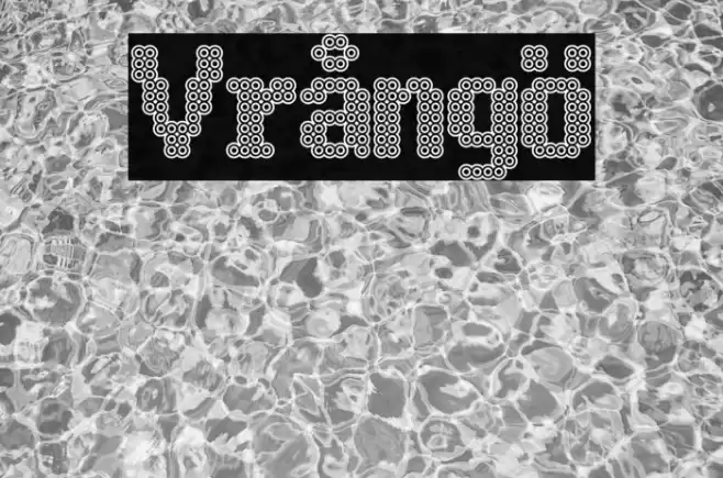 Vrångö Font examples