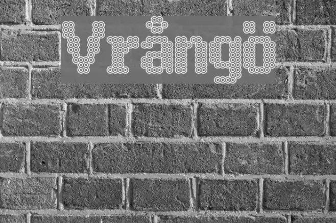 Vrångö Font examples