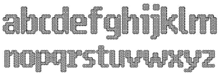 Vrångö Font LOWERCASE