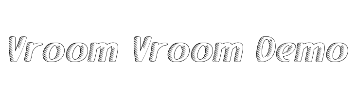 Vroom Vroom Demo  font caratteri gratis