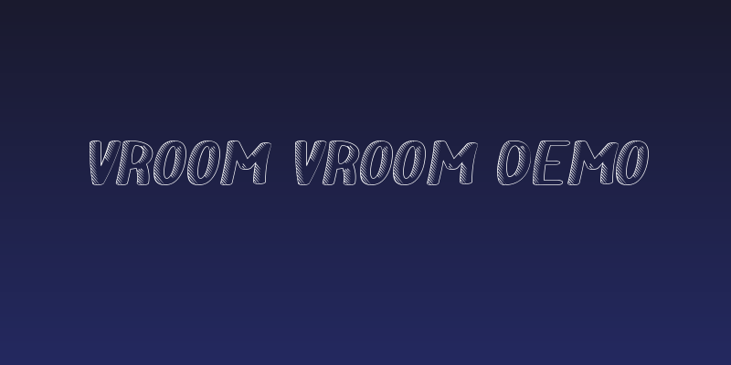 Vroom Vroom Demo Social Header