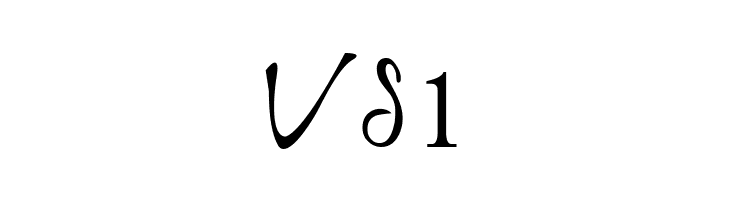 VS1 Caratteri