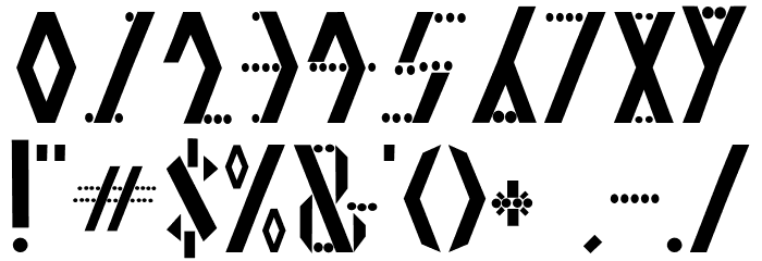vSGeometrica Font OTHER CHARS
