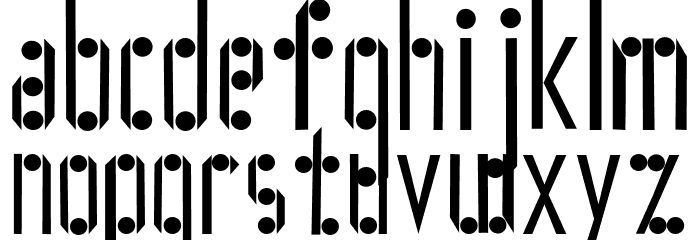 vSGeometrica Font LOWERCASE