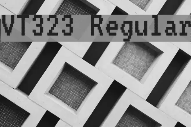 VT323 Regular Font examples
