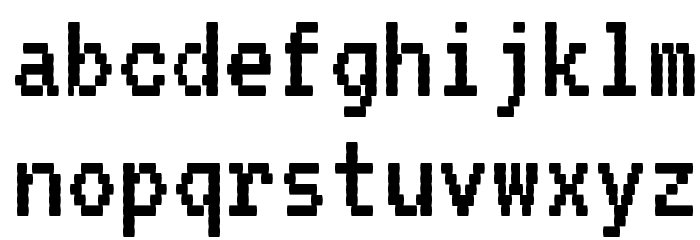 VT323 Regular Font LOWERCASE