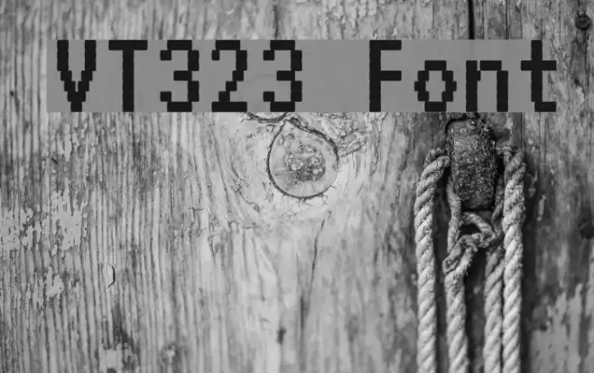 VT323 Font examples