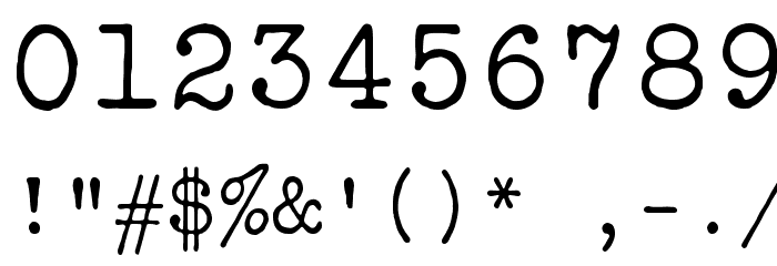 VTBulletin Font OTHER CHARS