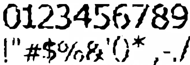 VTC AllWashedUp Regular Font OTHER CHARS