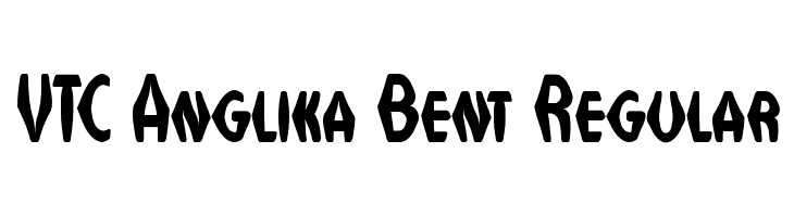 VTC Anglika Bent Regular  font caratteri gratis